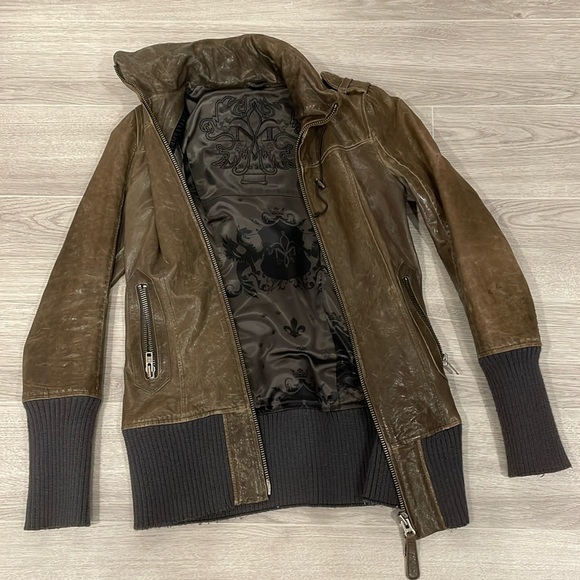 Mackage Leather Jacket - Picture 1 of 4